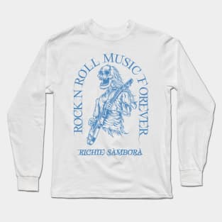 Richie Sambora /// Skeleton GUITAR PLAYER Long Sleeve T-Shirt